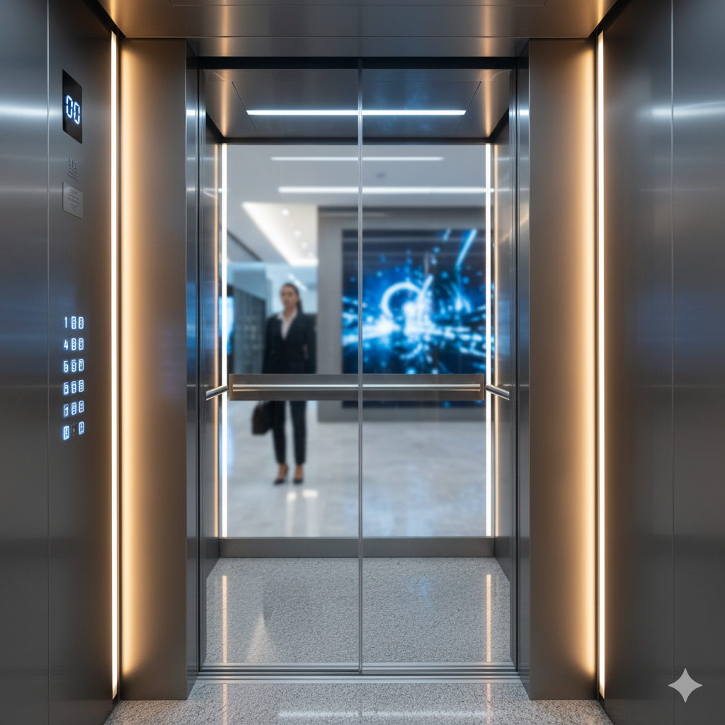 Passenger elevator installation